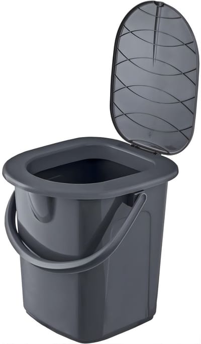 KAD® Camping Toilet - Draagbaar Toilet - Toiletemmer Met Deksel -