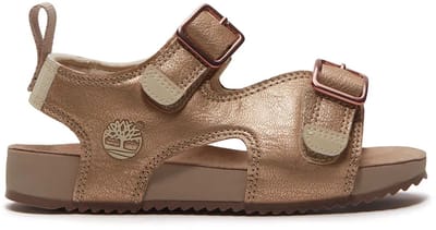Timberland Castle Island Backstrap Jeugdsandalen Goud EU 31 Kinderen
