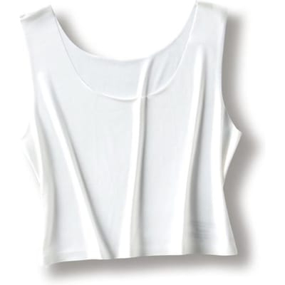 Naadloze IJszijden Buis Tops Dames Zomer Dun Grote Maten Korte Cropped Tops Dames Ondergoed Anti-Krullende Croptop Intimates Bustier 2XL Weight(65-75kg) white