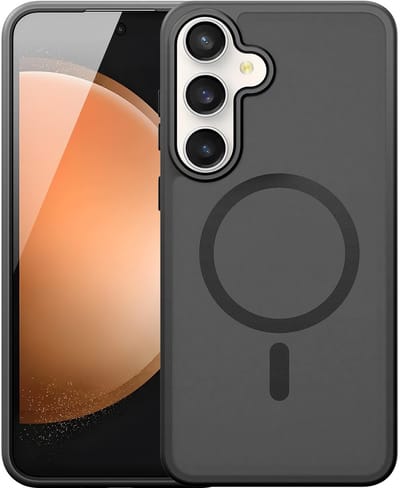 Dux Ducis Hoesje - Geschikt voor Samsung Galaxy S25 FE Hoesje - Dux Ducis Yind Series - Back Cover Mat Transparant - MagSafe Compatible - Zwart