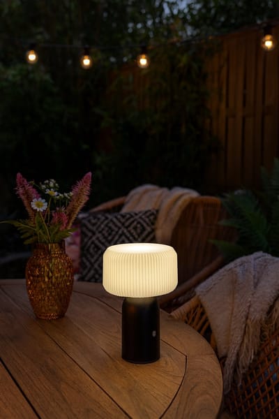 Luxform - USB 1x Nazaré table lamp, 80LM, black, 1xPDQ