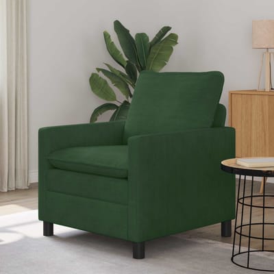 vidaXL - Bank - Jungle - Groen - 76 - x - 81 - x - 87,5 - cm - Stof