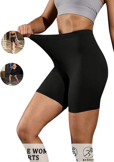Livano Biker Short Dames - Korte Legging - Lange Onderbroek - Bikershort - Met Pijpjes - Zwart - Maat XS