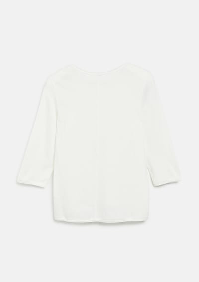 regular fit 3/4-shirt van puur katoen