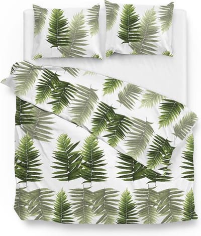 ZoHome Donny Dekbedovertrek - Tweepersoons - 200x200/220 cm - Green