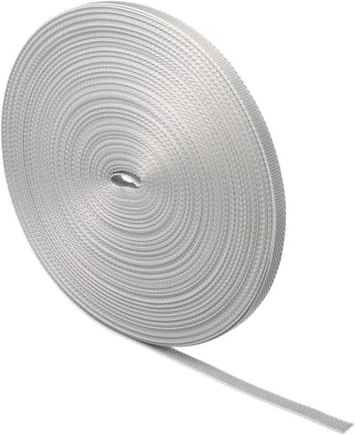 Schellenberg 11421 Rolluikband 14 mm x 50 m System MINI, rolluikband, webbing, rolluiktape, grijs