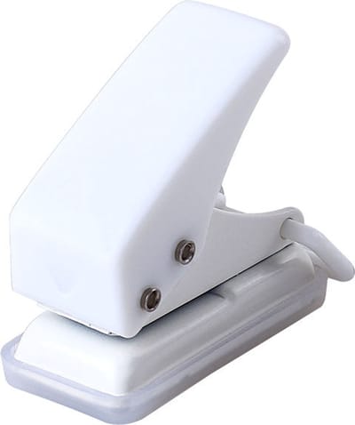 Mini Perforator - 1 Gaats - Gatenponstang - Ponstang - Papier Punch Perforator - 1 Gaatje - Blauw