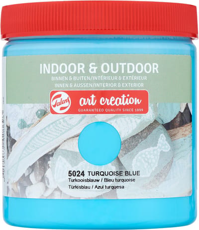 Talens Art Creation indoor & outdoor verf 250ml - Turkooisblauw