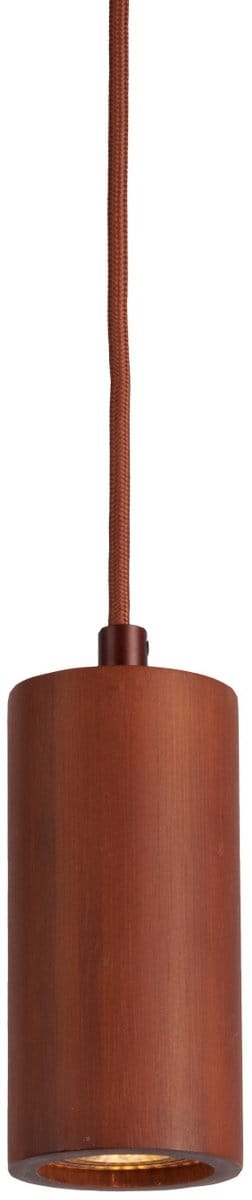 GOOD&MOJO Hanglamp Java - Bruin - Ø12x250cm - Modern - Hanglampen Eetkamer, Slaapkamer, Woonkamer