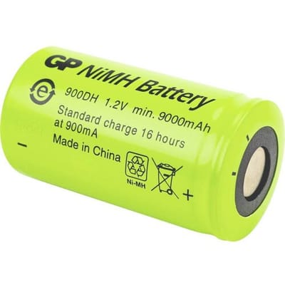 GP Ni-MH Industrial 9000 DH C1 Oplaadbare D batterij (mono) NiMH 1.2 V 9000 mAh 1 stuk(s)