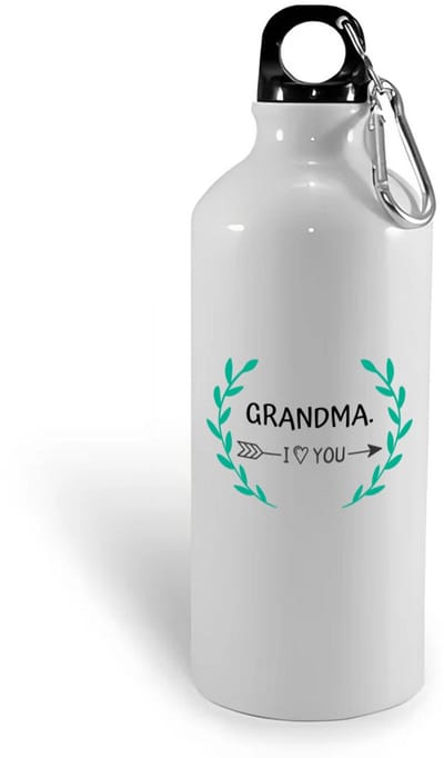 Hacebo® - grandma I love you waterfles - Oma - de liefste oma - verjaardag - cadeautje voor oma - oma artikelen - kado - geschenk - water fles - 400ML