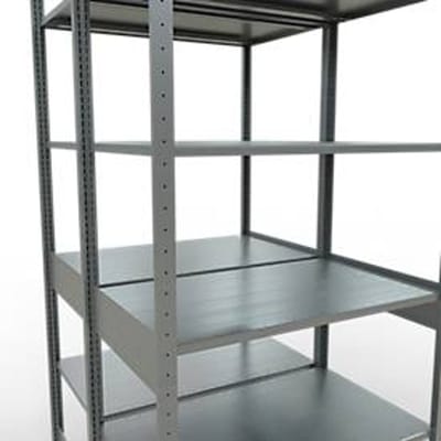 SCHULTE Lagertechnik - Boutloze dubbele bodemplank type 150 - 2500x1000x2x600 mm galv.2x6 legborden