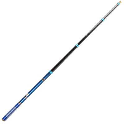 Dailygoods- Vishengel Telescopisch 4,5 m - Ultralicht - Waterdicht - Corrosiebestendig - Vissen in Zoet/zout Water - Hoogwaardig Koolstofvezel - Hengel