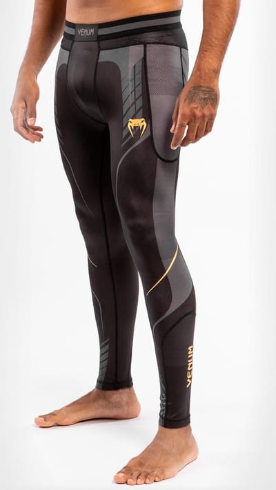 Venum Athletics Sportlegging Compression Pants Zwart Goud - XXL - Jeans Maat 38