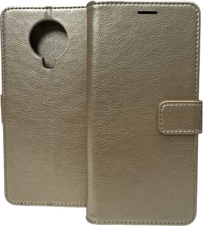 Portemonnee Book Case Hoesje Geschikt voor: Nokia G10 / G20 -  goud