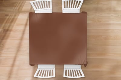 Tafelkleed - Tafellaken - 150x150 cm - Bruin - Donker - Kleuren - Binnen en Buiten