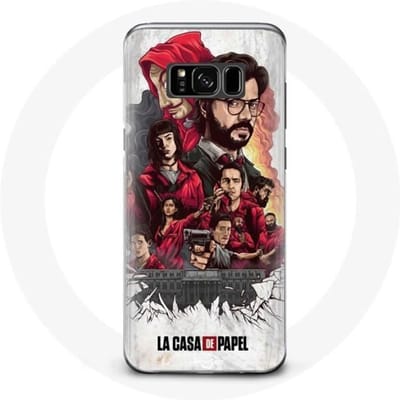 Hoesje voor Samsung Galaxy S8 La Casa De Papel posterkunst