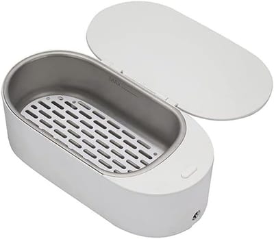 Ultrasone Reiniger - Sieraden Schoonmaker - Snel Reinigen - 3 Minuten Timer - 400 ml - Wit