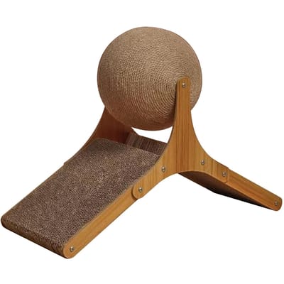 Kattenkrabpaal Speelgoed Verlicht Angst Zelfvermaak Interactief Speelgoed Sisal Kattenkrabplank