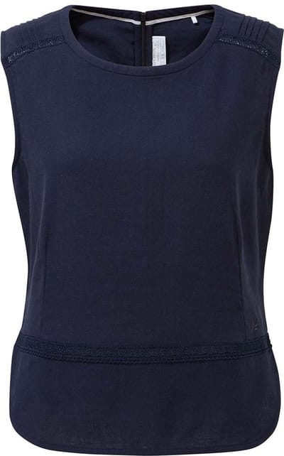 Craghoppers Nosibotanical Bonita Mouwloos T-shirt Blauw 12 Vrouw