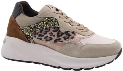 Sneakers Nerogiardini Velour Fluweel Melk 1039 Lunare T.Pluvia Dis - Fashion Wear - Vrouwen