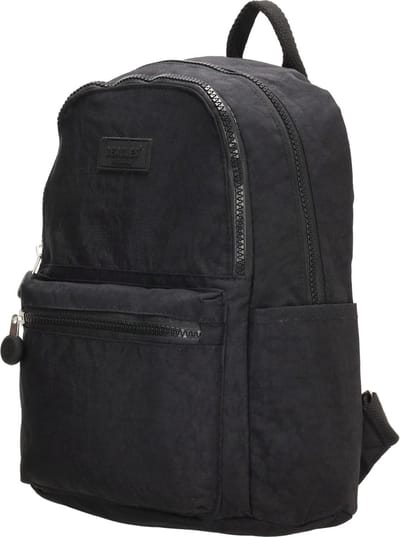Beagles Originals Vilhena Rugzak Unisex - Dagrugzak met verstelbare schouderband - Tas van Nylon en Polyester - Zwart