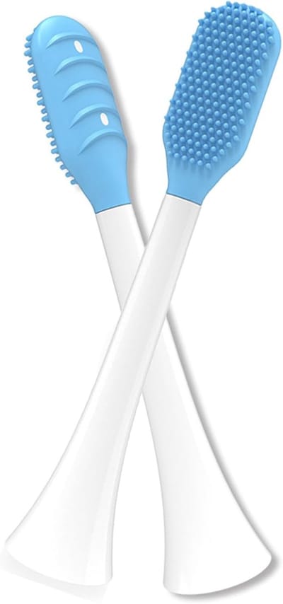 2 Pieces Tongue Cleaner Brushes - Tongue Scrapers - Reduce Slechte Adem en Ondersteun Mondgezondheid