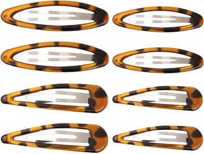 Haarclips Dames - Haarspeldjes Set - Dagelijks Gebruik - Antislip Ontwerp - 8 Stuks - Schildpadlook