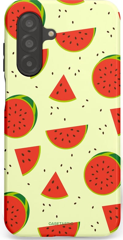 Casetastic Hoesje Geschikt voor Samsung A26 - Stijlvolle Beschermende Duo-layer Case - Meloen Moment