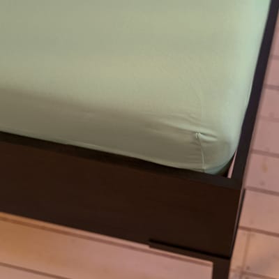 Kayori Saiko Topper Hoeslaken Premium Jersey - 80-100x200-220cm - Matrasdikte 12 cm - Biologisch Katoen - Olijfgroen