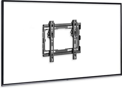 Douxe TV Beugel 23 t/m 43 Inch - TV Muurbeugel Kantelbaar - Strak tegen de Muur - Tot 45 kg - Voor o.a. 24", 32" & 43" - Zwart - DTS-32T