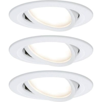 Paulmann 41306 Nova Inbouwlamp Set van 3 stuks LED LED 18 W Wit