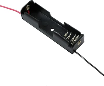 Batterij Houder - Batterij Doos - Stroom Voorziening - Met Leads - 150mm