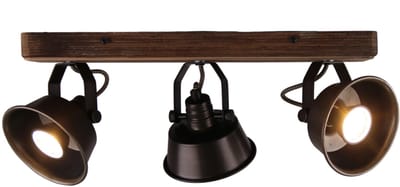 Various Max Plafondspot - 3-lichts - Zwart - Draaibaar - Modern Design