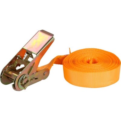Carpoint Spanband - Met Ratel - Lengte 7 Meter - Breedte 25mm - Tot 500 KG - Met TÜV/GS keurmerk