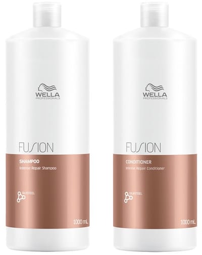 Wella Fusion Intense Repair Shampoo 1000ml + Conditioner 1000ml