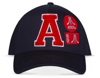 Atari - Varsity curved bill Verstelbare pet - Donkerblauw