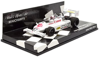 March Honda F2 812 #37 Winner Great 20 Racers Race Suzuka 1981 - 1:43 - Minichamps