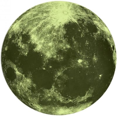Muursticker | Maan | fosforescerend