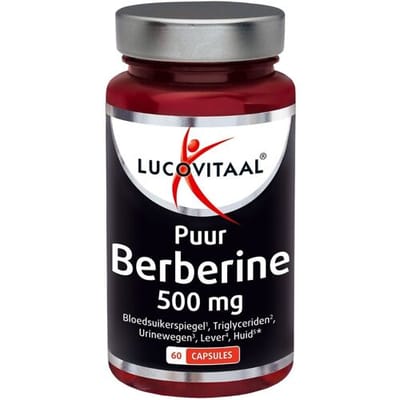 Lucovitaal Berberine Puur 500 mg 60 capsules
