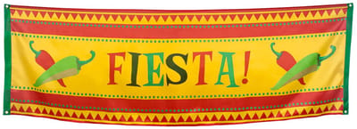 Boland Mexico thema Banner - 74 x 220 cm - Mexicaans thema - feestdecoratie
