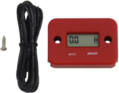 Motor Urenteller - Snelheidsmeter Inductief - Motor Uren Bijhouden - Contactloze Detectie - 20x16x4 cm - Zwart