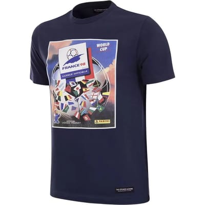 COPA - Panini FIFA Frankrijk 1998 WK T-shirt - Heren - Blauw - S
