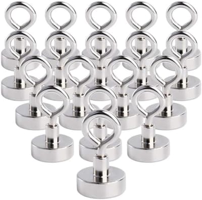 PromoHome Sterke Magneethaken Set - 18 Delen Multifunctioneel