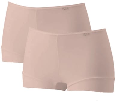 Avet dames boxershorts - microvezel - 2-pack - maat XL - poeder roze