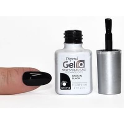Depend Cosmetic - Gel iQ Gel Polish 1001 Back In Black 5ml