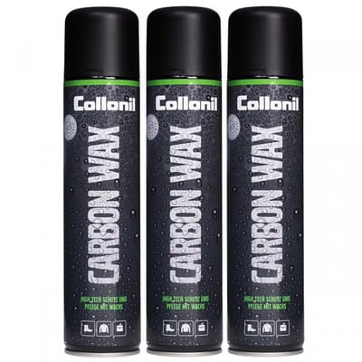 Collonil Carbon Wax | Impregneerspray | Voedend | Leer | Inhoud: 300ml | 3 Bussen