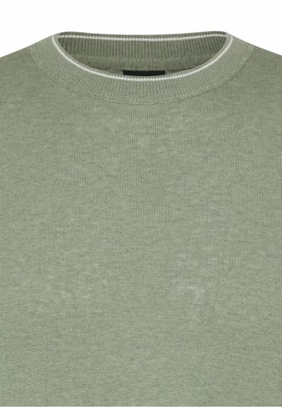 Bugatti Herren T-shirt met contrasterende strepen