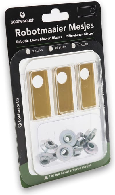To the South® Robotmaaier Mesjes titanium geschikt voor Honda Miimo HRM 3000 - 3 stuks