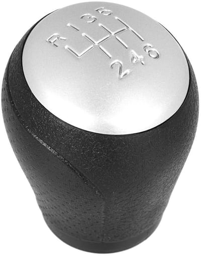 Modecar - Versnellingspookknop - 6 Versnellingen - Zwart en Zilver - Nissan Qashqai 2006-2013